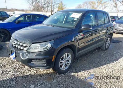 2012 Volkswagen Tiguan S z USA, uszkodzony, nr VIN WVGAV7AX4CW524016